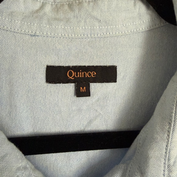 Quince Organic Cotton Boxy Oxford pale blue - Picture 3 of 3